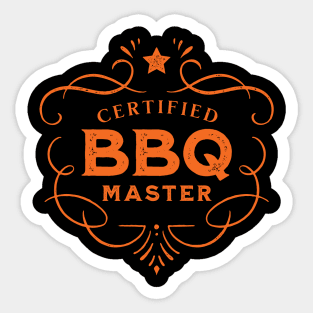 BBQ Master Sticker